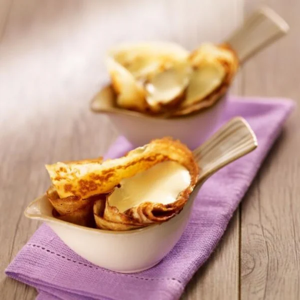 Crêpes au sabayon et rhum