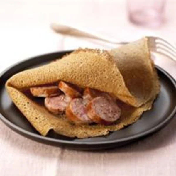 Crêpes aux saucisses