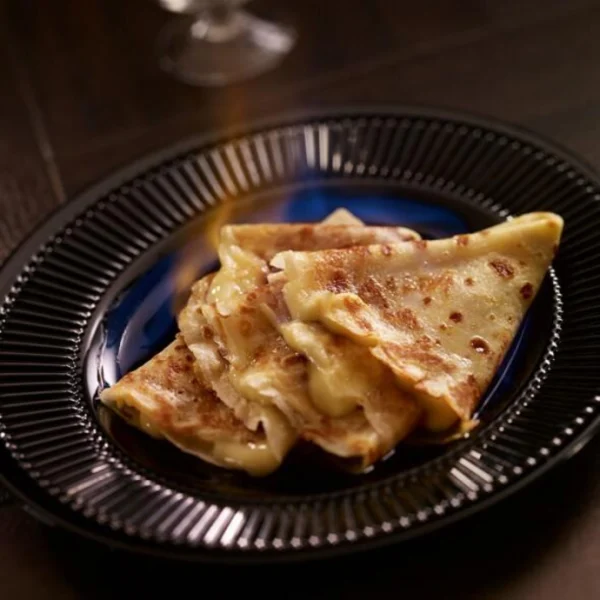 Crêpes flambées à l’Armagnac
