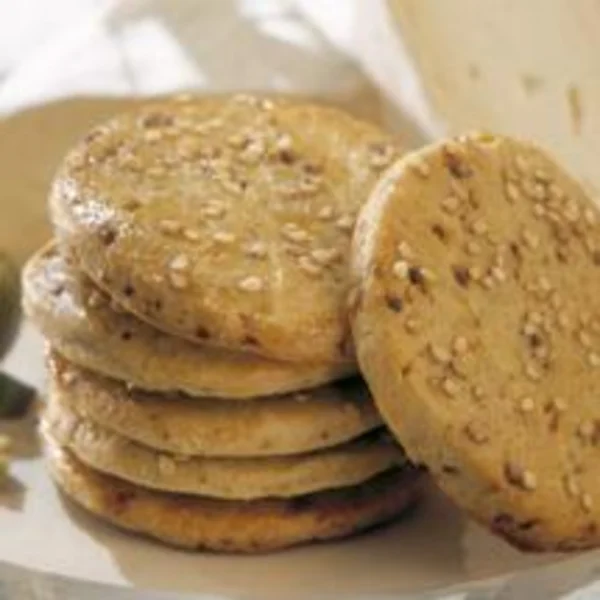 Croquants de chèvre frais aux graines de sésame