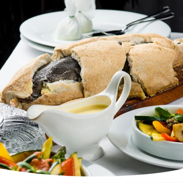 Dorade en croûte de sel