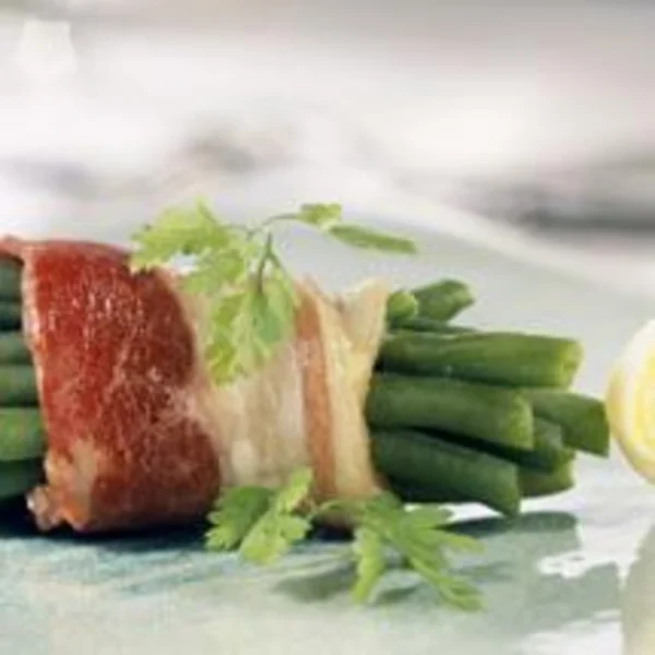 Fagots de haricots verts au bacon