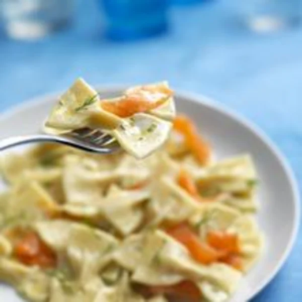 Farfalle au saumon fumé