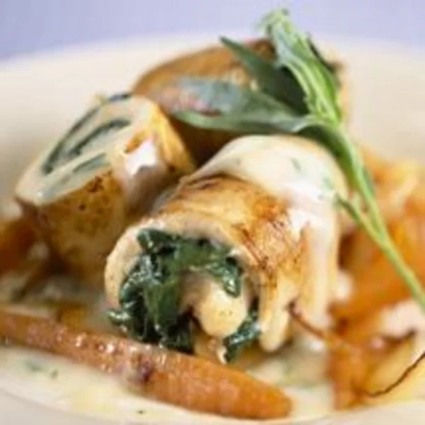 Filet de dinde roulé aux épinards
