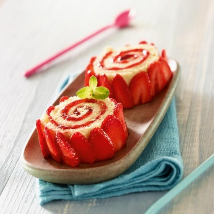 Gâteau roulé à la confiture