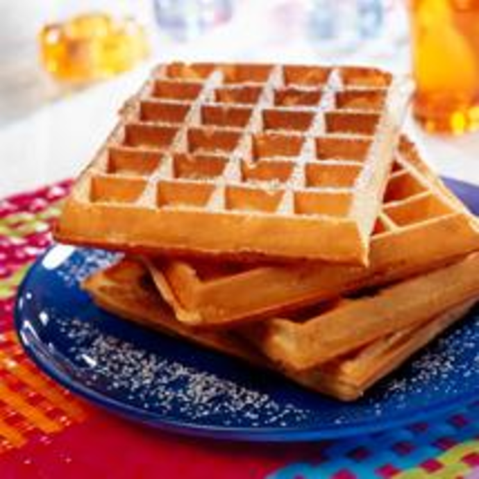 Gaufres à la crème légère à l’orange
