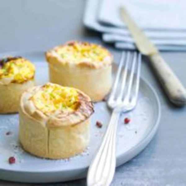 Mini quiches aux carottes et courgettes râpées