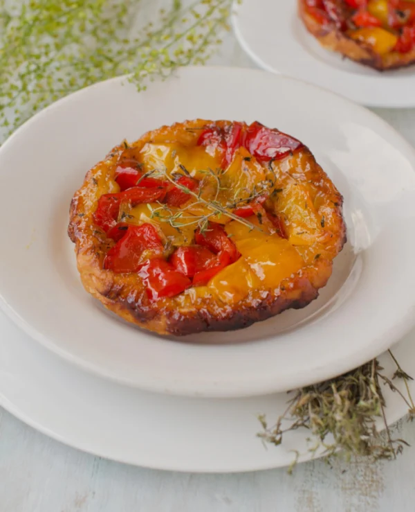 Mini tartes Tatin aux poivrons