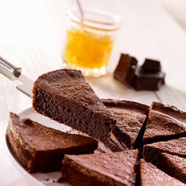 Moelleux au chocolat et marmelade d’orange
