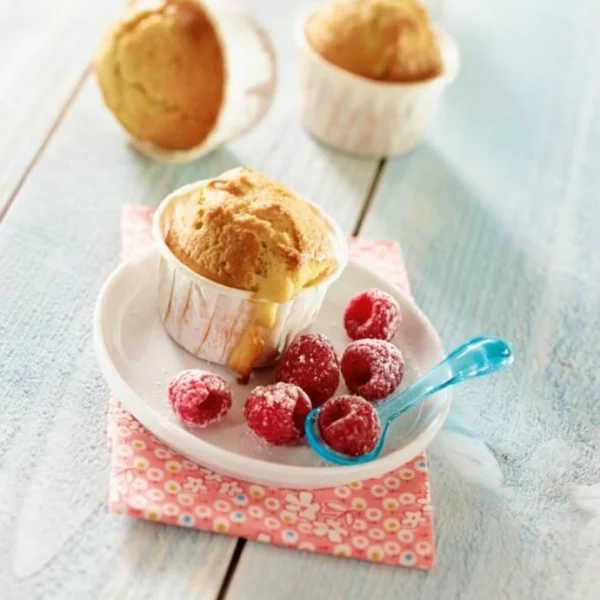 Muffins aux framboises