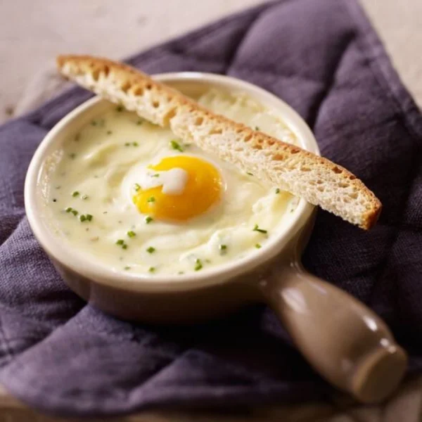 Oeuf cocotte à la crème