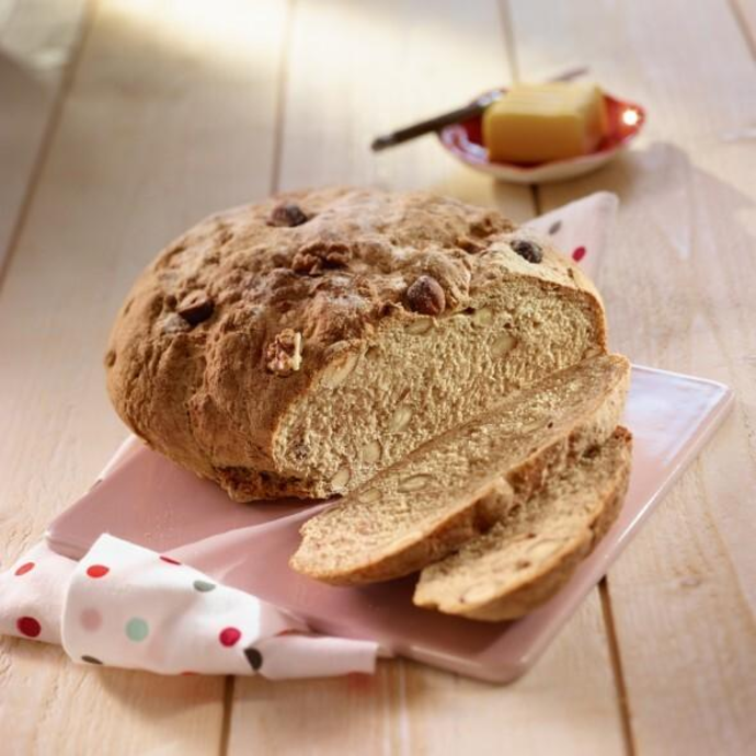 Pain aux noix et aux noisettes