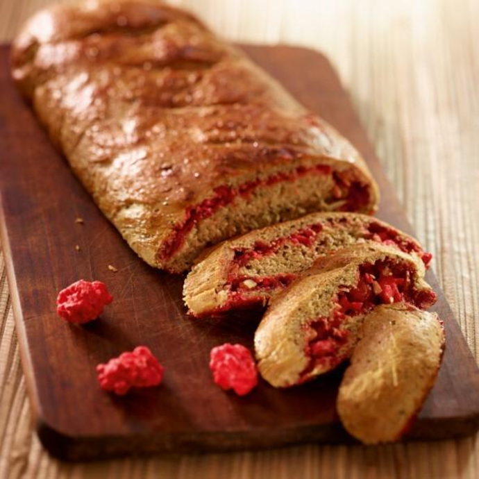 Pain gourmand aux pralines roses