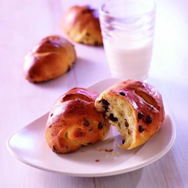 Pain viennois aux pépites de chocolat