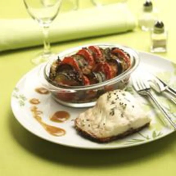 Pavés de bar au jus de moules