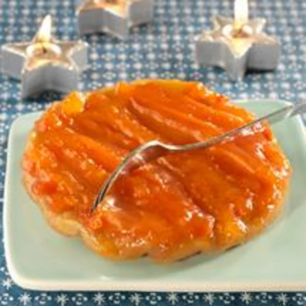Petites tartes Tatin à la mangue et aux fruits de la passion