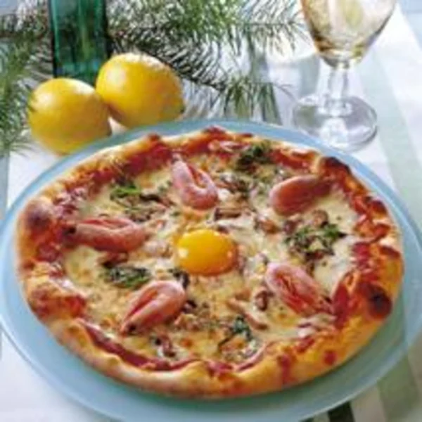 Pizza aux fruits de mer