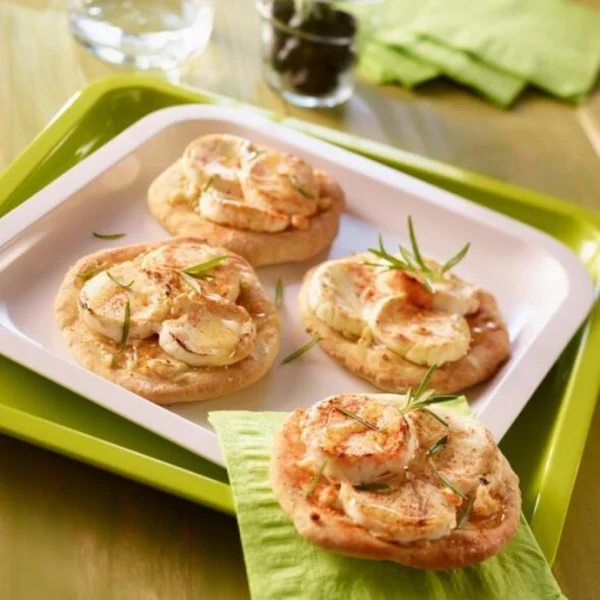 Pizza chèvre et miel