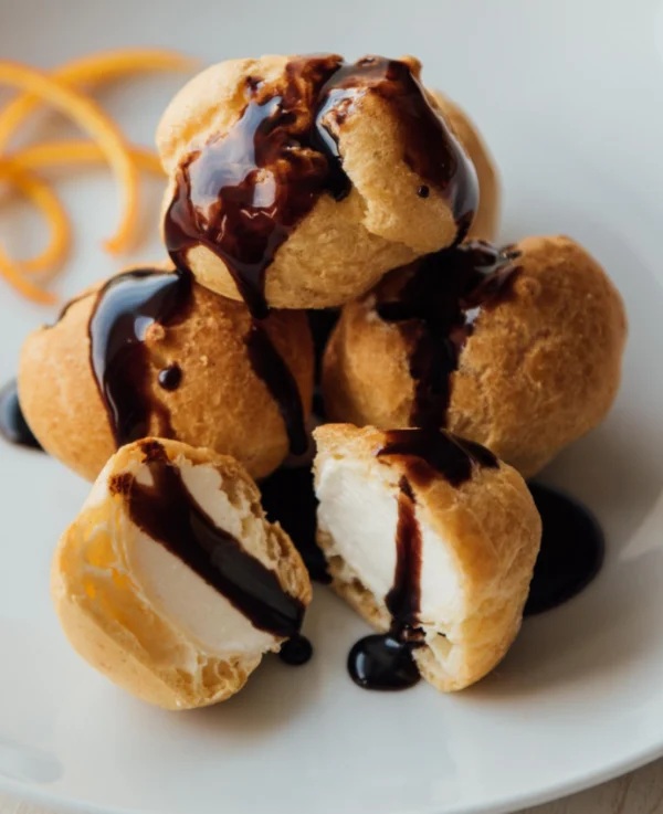 Profiteroles au chocolat