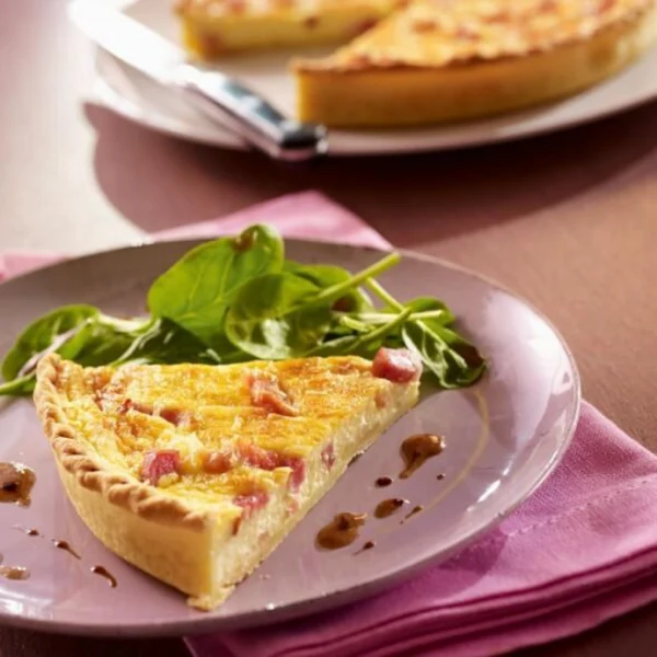 Quiche lorraine à la noix de muscade