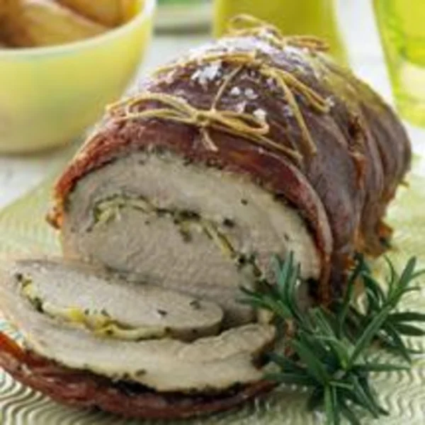 Rôti de porc au citron et romarin