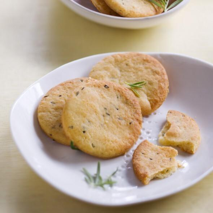 Sablés parmesan romarin