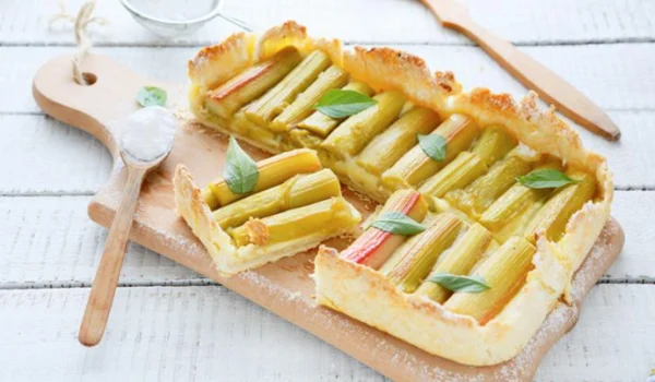 Tarte à la rhubarbe