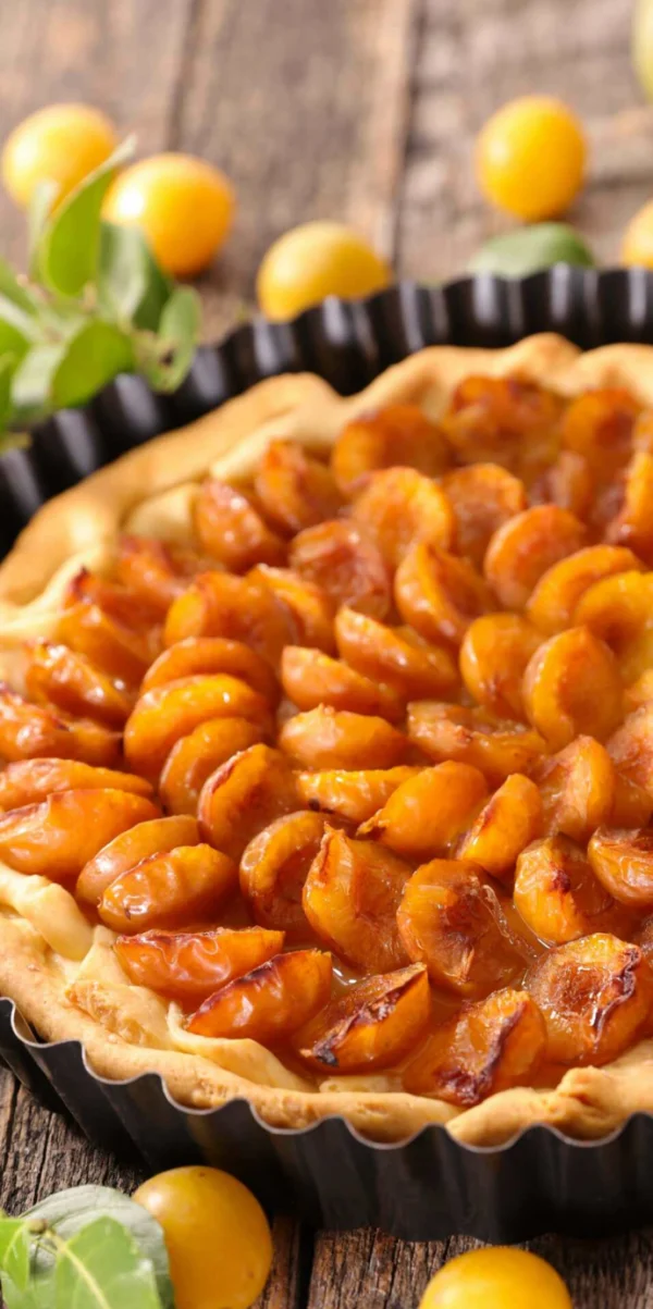 Tarte aux mirabelles