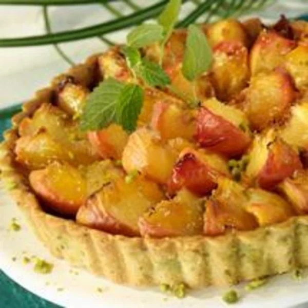 Tarte aux pêches