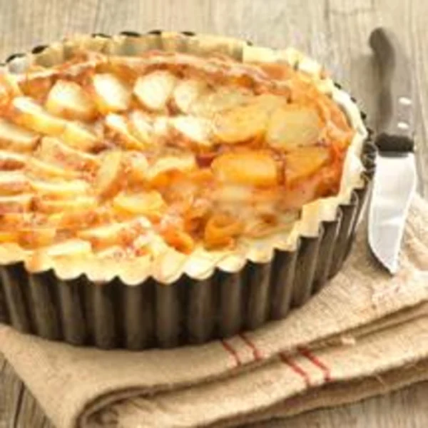 Tarte Pommes de terre Comté Tomates