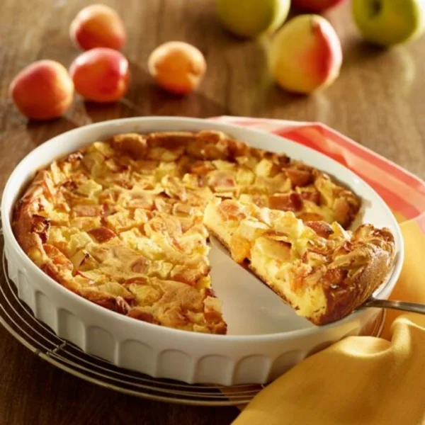 Clafoutis pommes poires de saison
