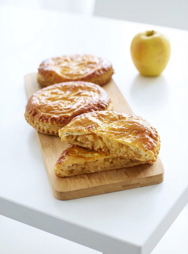 Galette des rois pomme crumble
