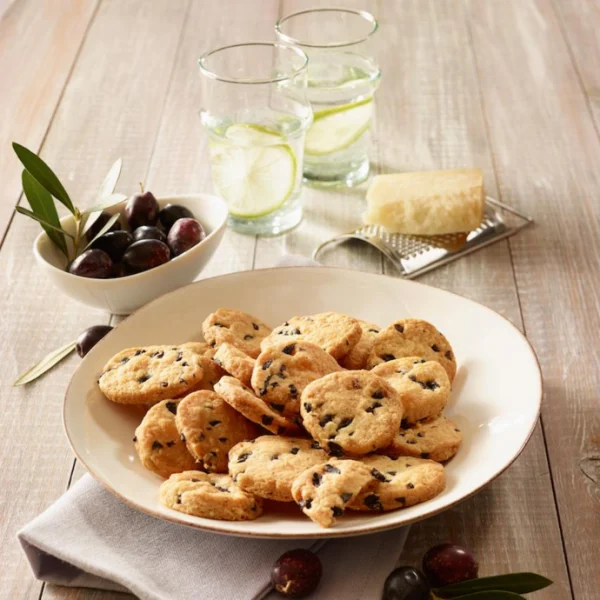 Sablés olive parmesan