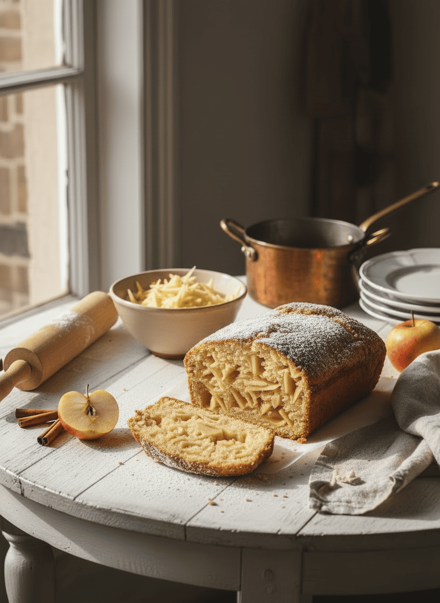 Pain aux pommes râpées