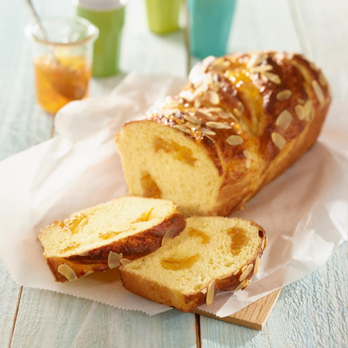 Tresse briochée à la marmelade