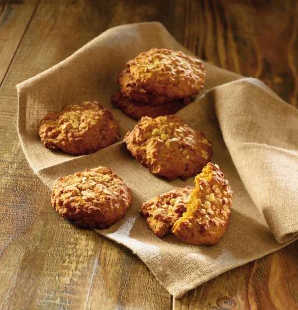 Cookies d’automne (potiron, flocons d’avoine)