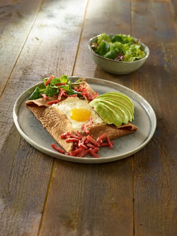 Galettes sarrasin avocat