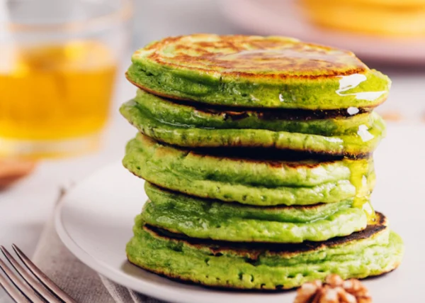 Pancakes thé matcha