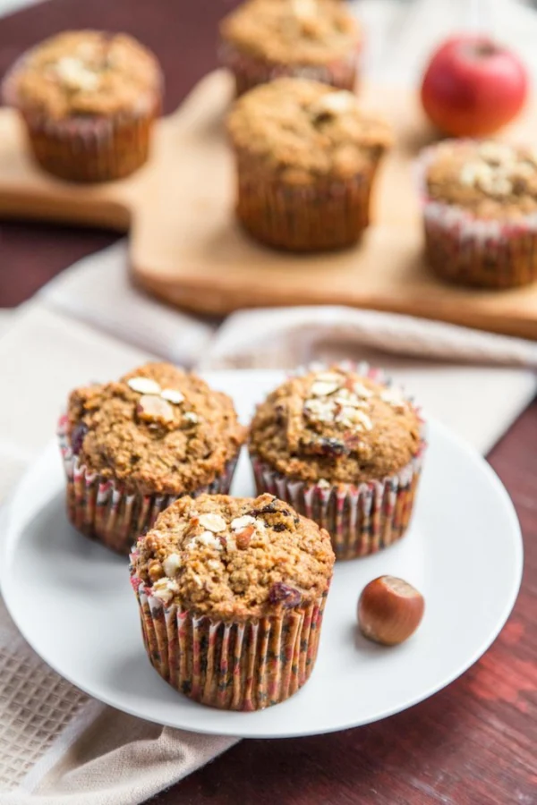 Muffins Courge Noisettes et Chocolat