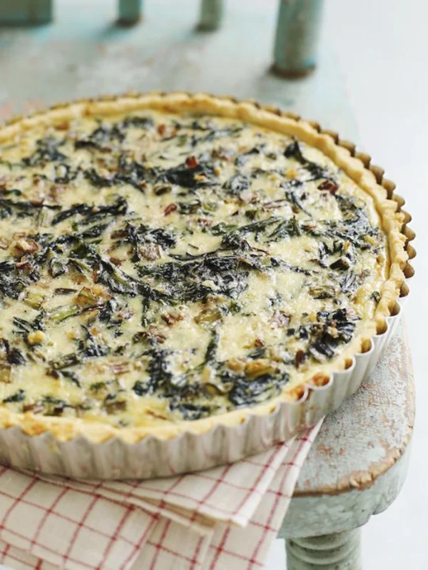 Tarte à l’épeautre aux blettes et chèvre frais