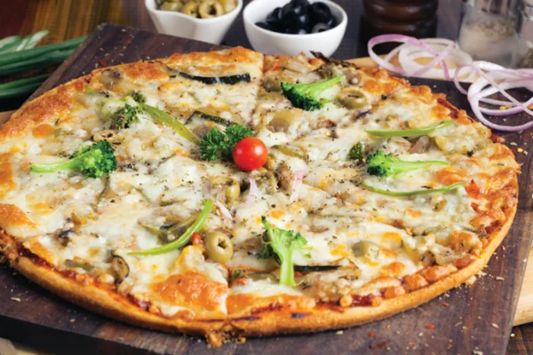 Pizza végétarienne d’hiver