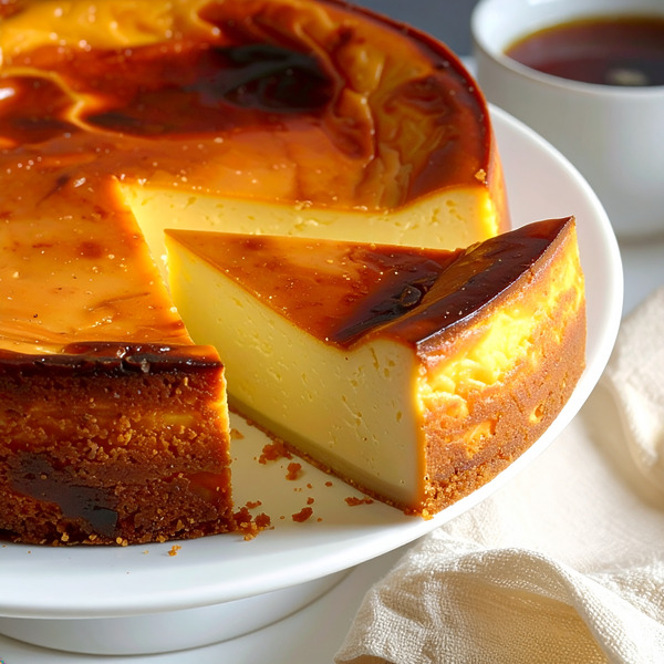 Flan pâtissier traditionnel sans pâte