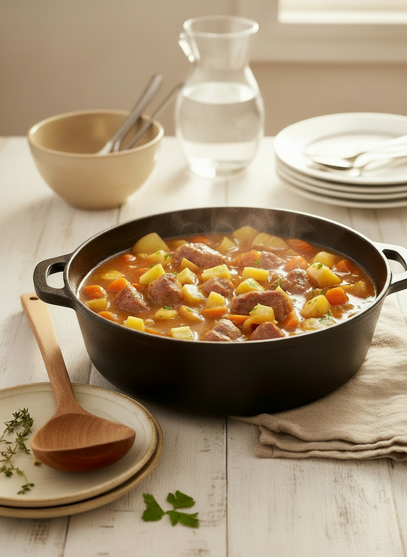 Ragoût de porc aux légumes