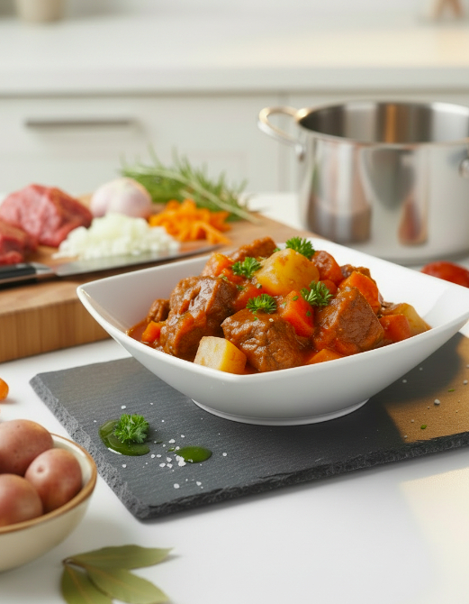 Ragoût de veau aux champignons facile