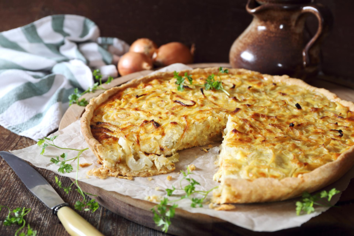 Tarte facile aux oignons