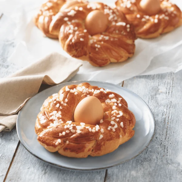 Brioches nids de Pâques à l’italienne faciles