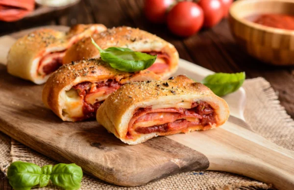 Délicieux Stromboli à l’italienne