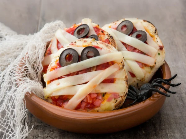 Pizza Momies d’Halloween