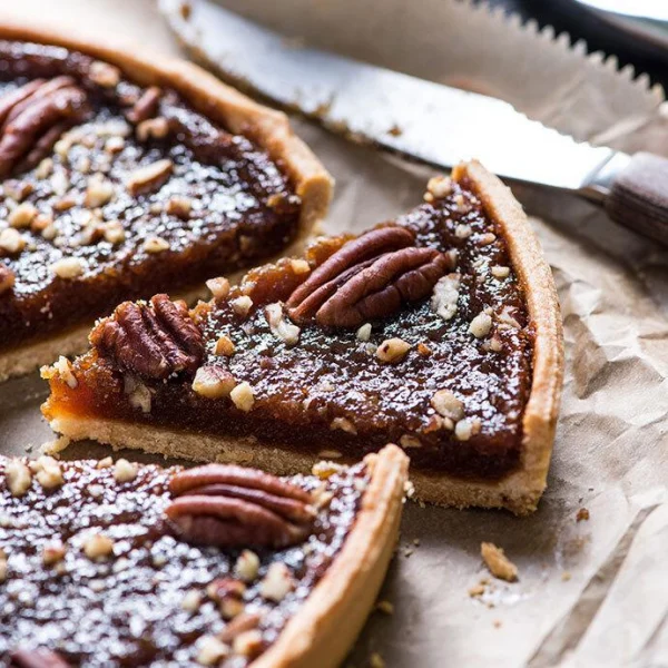 Tarte chocolat et noix de pécan
