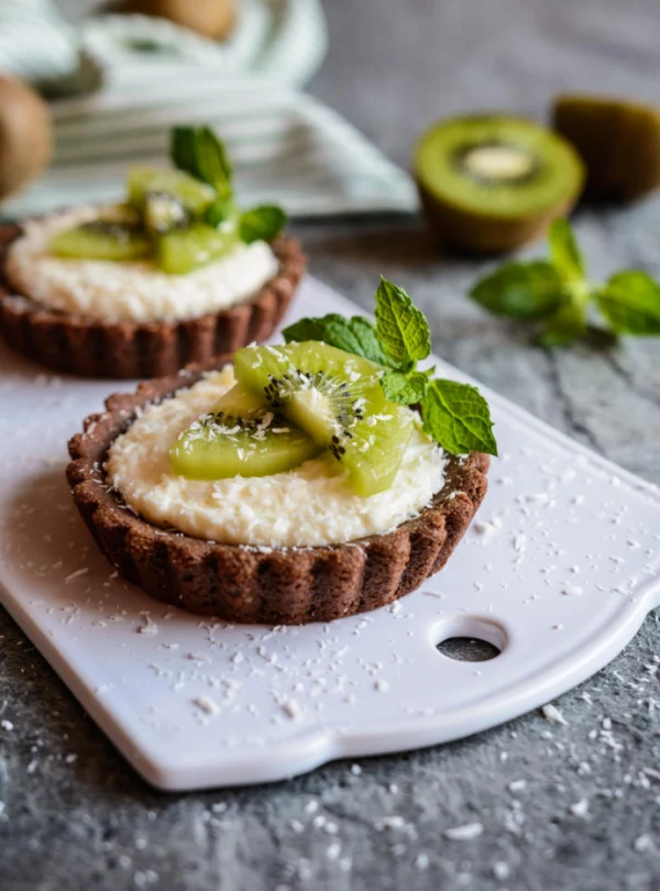 Tartelette kiwi coco